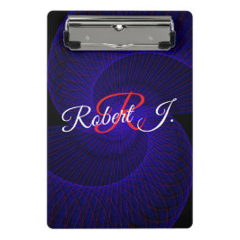 Mini Prancheta Top Down Dual Funnel Geometric Mini Clipboard