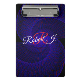 Mini Prancheta Top Down Dual Funnel Geometric Mini Clipboard