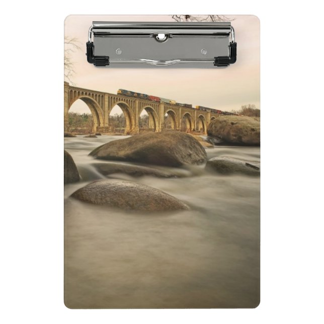 Mini Prancheta Trem sobre James River (Frente)