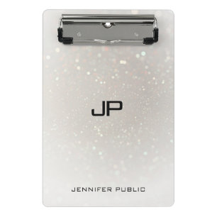 Mini Prancheta Trendy Glamor Monograma Elegante Modelo moderno