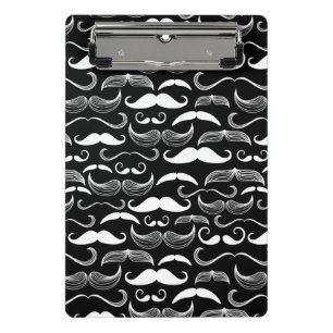 Mini Prancheta Um clube dos cavalheiros. Teste padrão do bigode