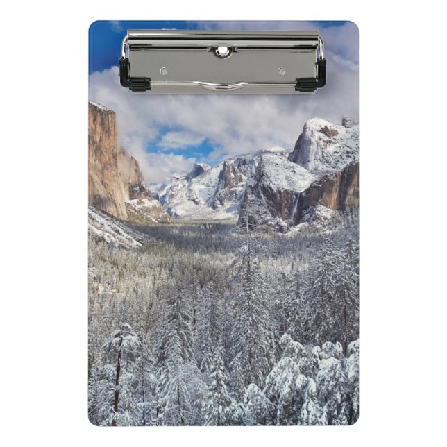 Mini Prancheta Vale de Yosemite na neve (Frente)