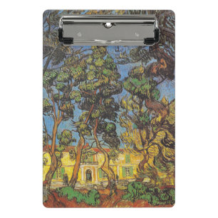 Mini Prancheta Van Gogh Trees no Jardim,Impressionista Clássico
