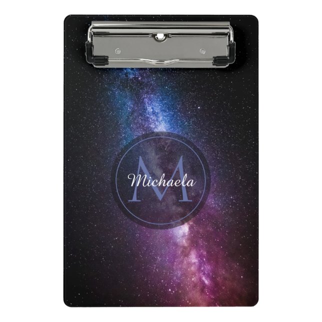 Mini Prancheta Via Látea, cores brilhantes, monograma personalizá (Frente)