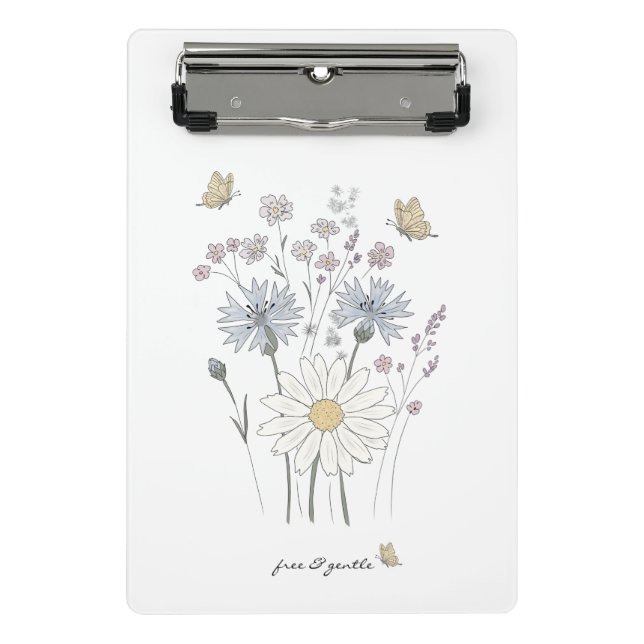 Mini Prancheta Vibrant field of wildflowers  (Frente)