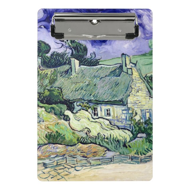 Mini Prancheta Vincent van Gogh | Thatched casas de campo em (Frente)