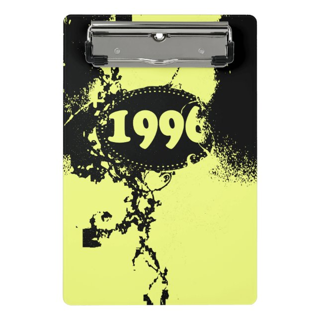 Mini Prancheta Vintage 1996 Aniversário e desde (Frente)