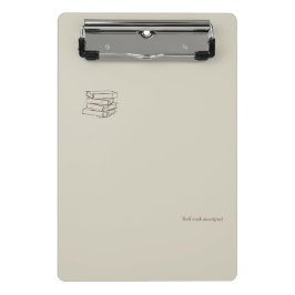 Mini Prancheta Vintage Library Dark Academia-Bundle of Books 