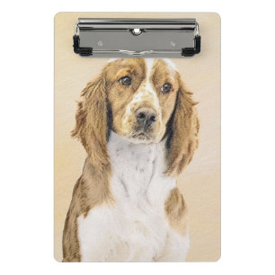 Mini Prancheta Welsh Springer Spaniel Painting - Arte Original De