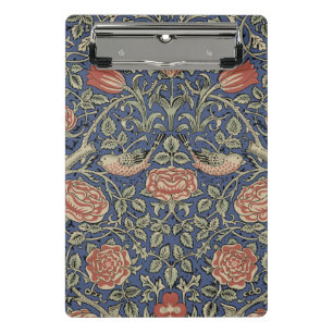 Mini Prancheta William Morris Tudor Rosa Wallpaper