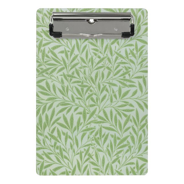 Mini Prancheta William Morris Willow Flower Classic Green (Frente)
