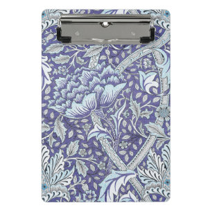 Mini Prancheta William Morris Windrush Padrão Floral Azul
