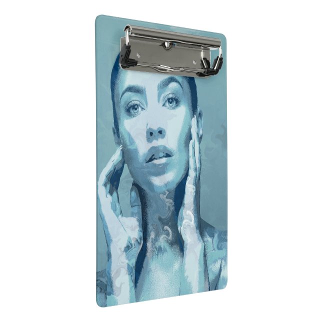 Mini Prancheta "Woman in Blue" (Inclinado)