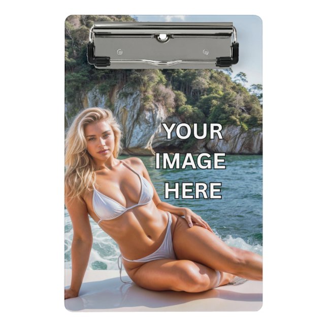 Mini Prancheta WRITE! ✍️ Custom Clipboard – Add Your Own Design (Frente)