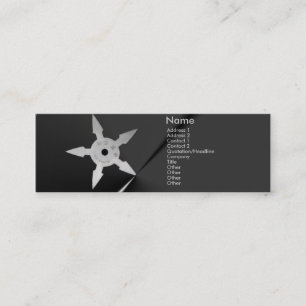 Mini Shuriken Cartão de visita