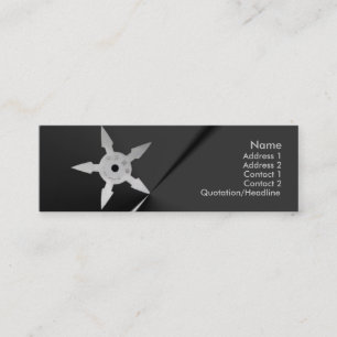 Mini Shuriken Cartão de visita