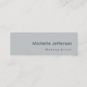 Mini Slim Skinny Size Makeup Artist Cartão de visita