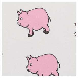 Mini tecido cor-de-rosa dos porcos