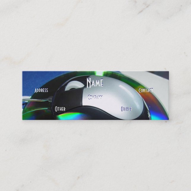 Mini Técnico de Computador I Cartão de visita (Frente)