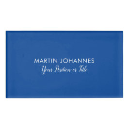 Minialista Azul-Na moda Standard Moderno Elegante