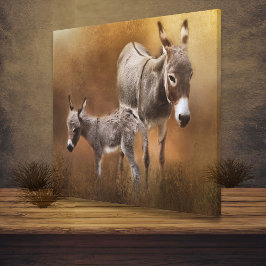 Miniatura Donkey com Canvas Colt