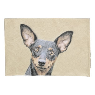 Miniatura Pinscher Pintando Bela Arte Original de