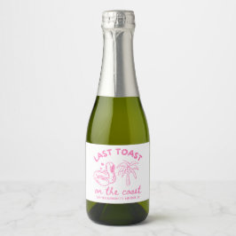Minichampanhe Rosa Última Bachelorette Toast