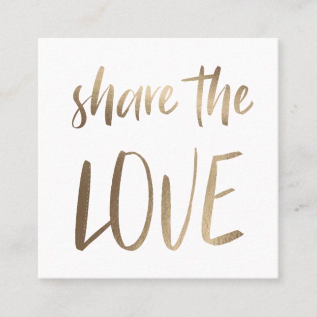 Mínima Partilha Do Amor | Cartão de fidelidade (Frente)