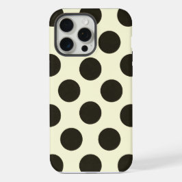 Minimal Black Polka Dot Pattern