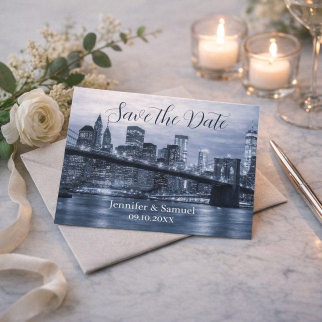 Minimal Blue NYC Design (Criador carregado)