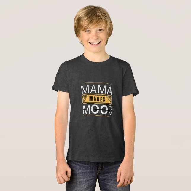 Minimal Mama Mood Moon Bear Design (Frente Completa)