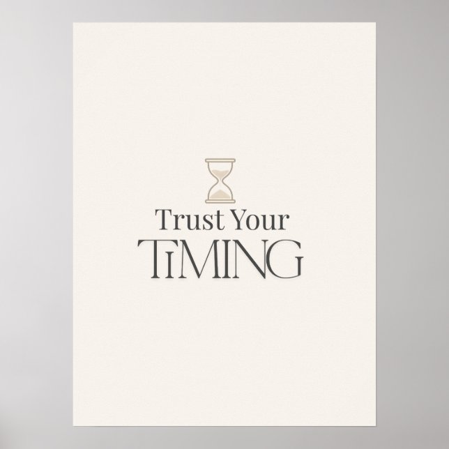 Minimal Motivational Poster – Aesthetic Wall Art (Frente)