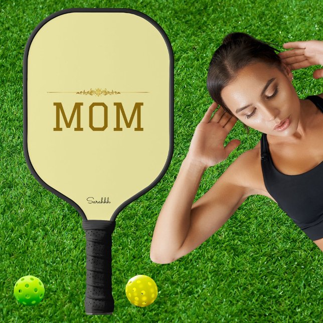 Minimal Personalized Pickleball Mom Custom Name  (Criador carregado)