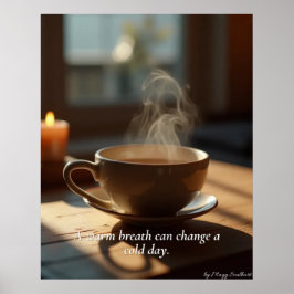 Minimal Winter Calm Poster – Neutral Wall Art