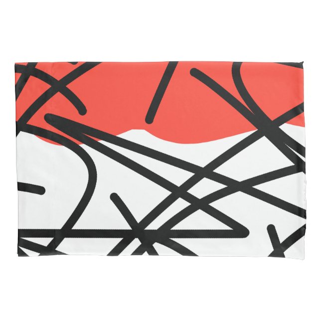 Minimalismo branco preto abstrato Art (Frente)