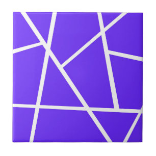Minimalismo branco roxo abstrato-Art Lavanda azul