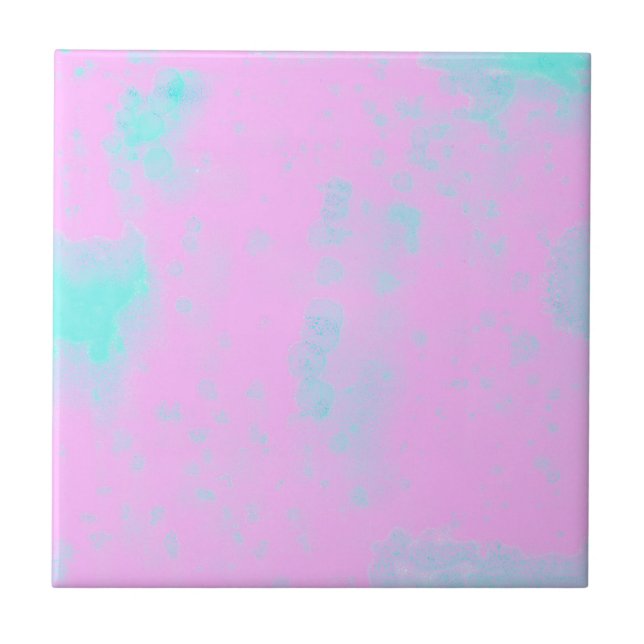 Minimalismo de abstrato Art Pastel Rosa (Frente)