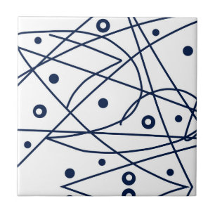 Minimalismo dos Círculos Pretos abstrato