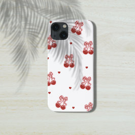 Minimalist Cherry Bow Phone Case iPhone/iPad case