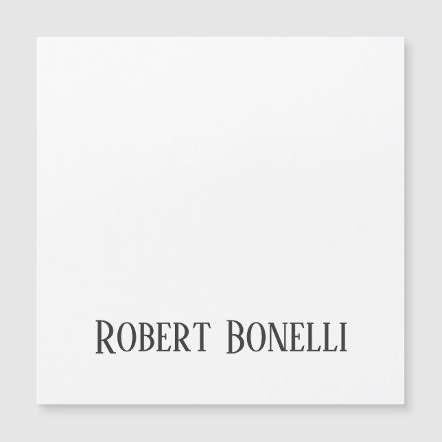 Minimalist Plain Black & White Modern Plain (Frente)