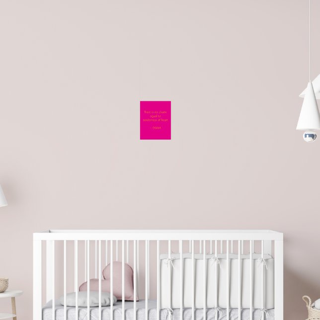 Minimalist poster Jane Austen Quote (Berçário 2)