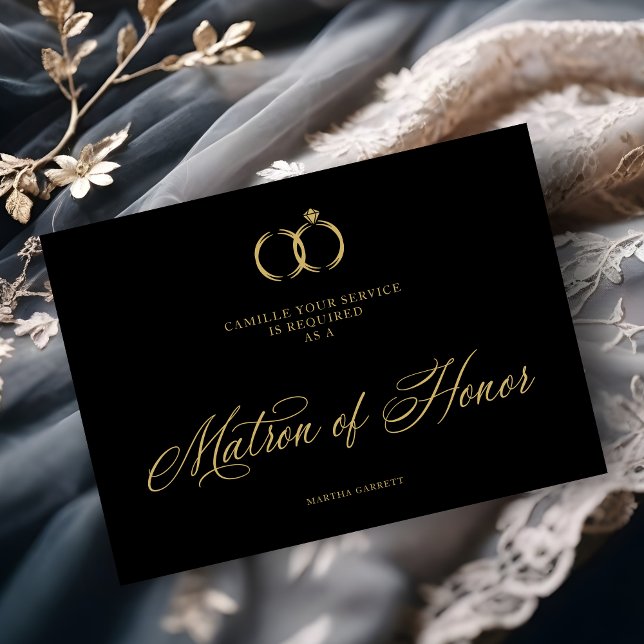 Minimalist Wedding Rings Matron of Honor Luxury  (Criador carregado)