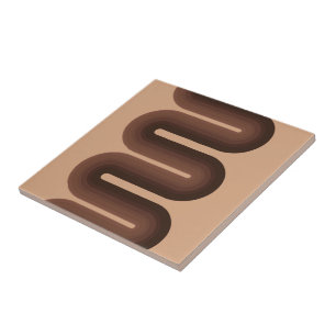 Minimalista Brown Geo