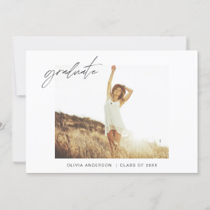 Minimalista de Foto de Anúncio de Formando de Gra