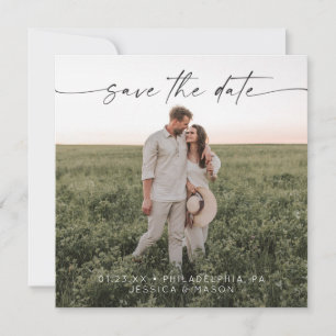 Minimalista De Script Salvar O Cartão com fotos De