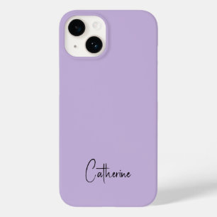 Minimalista de Violeta Suave de Cor de Tendência
