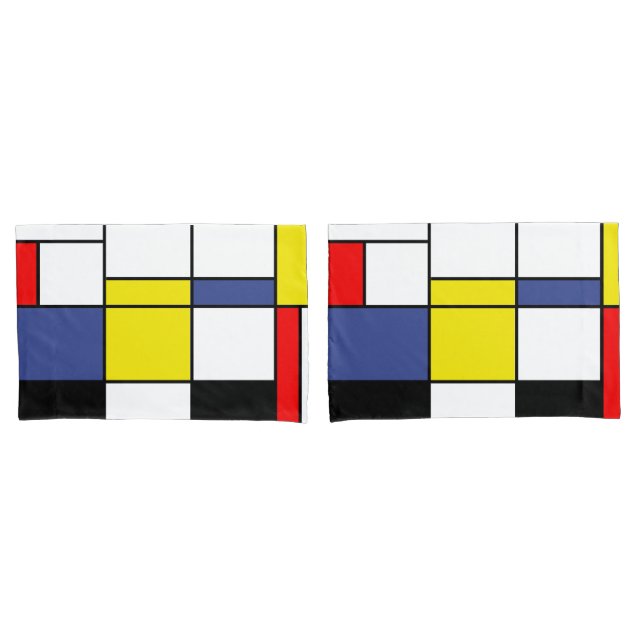 Minimalista do Piet Mondrian (Frente - conjunto)