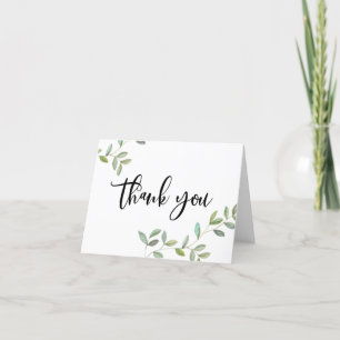 Minimalista Elegante de Cartões de agradecimentos
