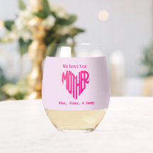 Minimalista Elegante Nós Te Amo Nome Personalizado