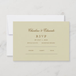 Minimalista Elegante | Site de RSVP & QR